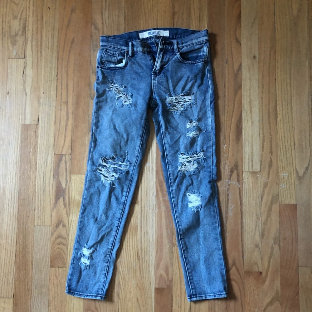 Brandy Melville Ripped Denim Jeans